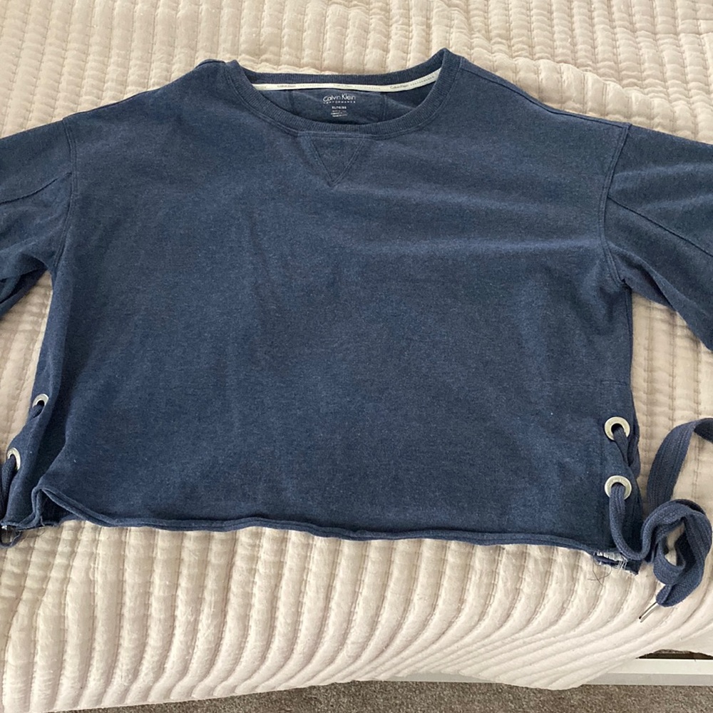 Calvin Klein performance crop crew neck